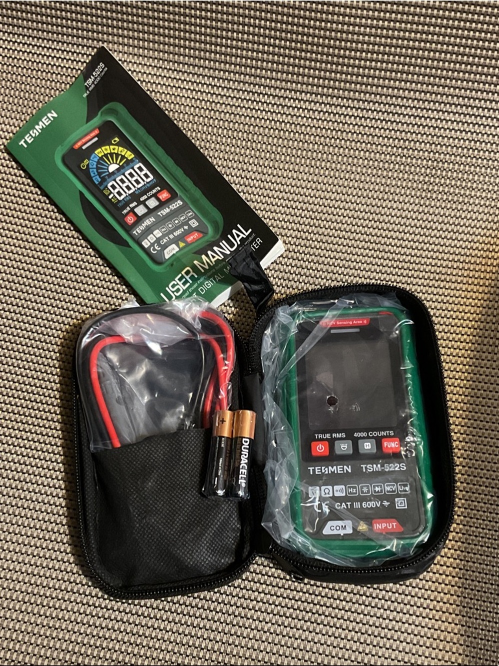 TESMEN TSM-522S Digital Multimeter - Green & Black